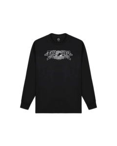 THRASHER ANTI-HERO MAG BANNER LS S-BLACK