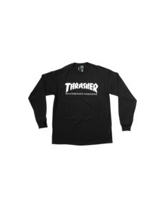 THRASHER SKATE MAG L/S S-BLACK/WHT