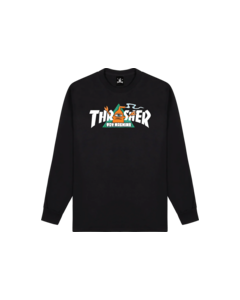 THRASHER TOY MACHINE VORTEX LS S-BLACK