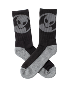 AW DOT CREW SOCKS BLACK 1pr