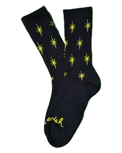 DW BLISTER IN THE SUN CREW SOCKS BLK