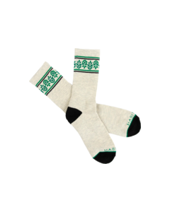 HAB GEO-POD CREW SOCKS GREY 1 pair