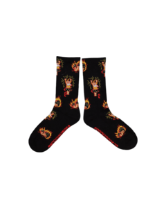 PSOCKADELIC WIZARD SHROOM CREW SOCKS 1PR