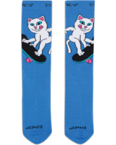 RIP N DIP SKATER NERM CREW SOCK SLATE BLUE