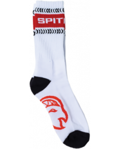 SF CLASSIC 87 BH SWIRL 3/PK CREW SOCK WHT/BLK/RED