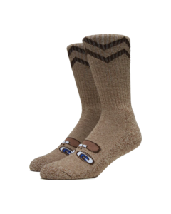 TM BETARD CREW SOCKS BROWN 1pr