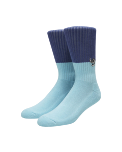 TM DEAD MONSTER SPLIT CREW SOCK LT.BLUE 1pr