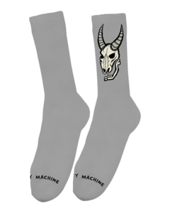 TM HEAVY METAL CREW SOCKS GREY 1pr