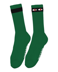 TM SEEK CREW SOCKS GREEN 1pr