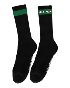 TM SEEK CREW SOCKS BLACK 1pr