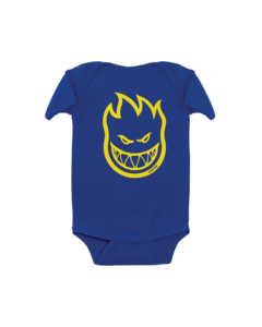 SF BIGHEAD INFANT ONESIE 6M-ROYAL/YEL