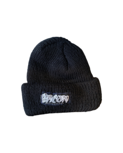 BACON LOGO BEANIE BLACK