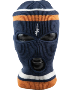 DW GANG LOGO SKI MASK NAVY/ORG