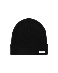 DISORDER TAG FLIP BEANIE BLACK