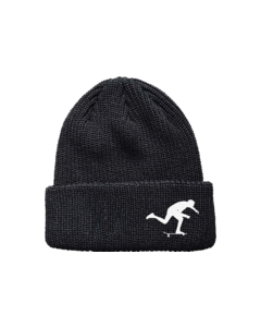 FOUND PUSH EMBROIDERED BEANIE BLACK