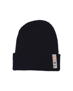 GIRL SERIF CABLE BEANIE NAVY