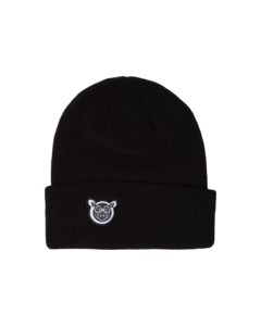 PIG HEAD DOCK BEANIE BLACK