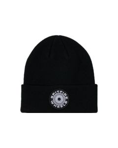 SF CLASSIC '87 SWIRL PATCH CUFF BEANIE BLACK/WHITE