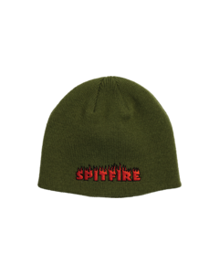 SF DEMONSEED SCRIPT SKULLY BEANIE OLIVE