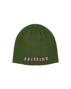 SF OLD E BEANIE OLIVE/RED