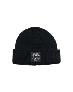 SKELETON KEY FISHERMAN RIBBED BEANIE BLACK