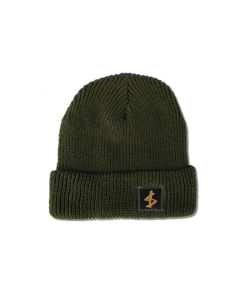 SLAVE STANDARD LABEL BASIC BEANIE SURPLUS GREEN