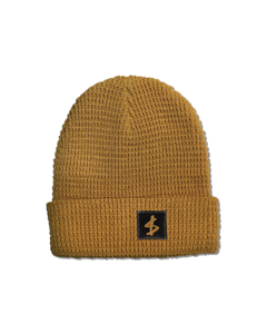 SLAVE STANDARD LABEL WAFFLE BEANIE GOLD