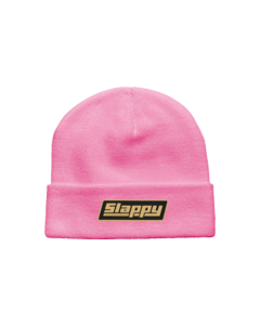 SLAPPY OG LOGO BEANIE PINK