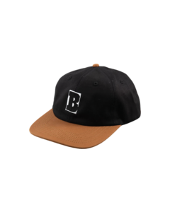 BAKER CAPITAL B HAT ADJ-BLK/BROWN