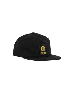 BONES WHEELS PUSHING UP DAISIES 5 PANEL HAT BLACK