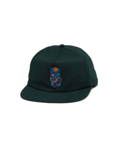 CHOC ROOSTER 5 PANEL HAT ADJ-FOREST GREEN