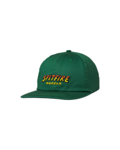 SF HELL HOUNDS SCRIPT STRAPBACK HAT ADJ-DK.GREEN