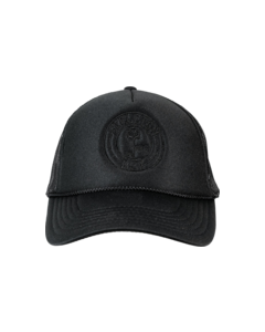 SKELETON KEY BLACK ON BLACK TRUCKER HAT ADJ-BLACK