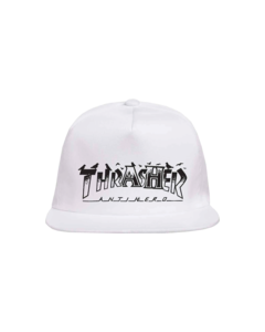 THRASHER ANTI-HERO PIGEON MAG HAT ADJ-WHITE