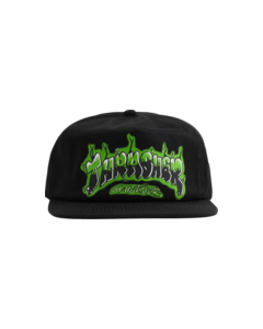 THRASHER AIRBRUSH HAT ADJ-BLACK