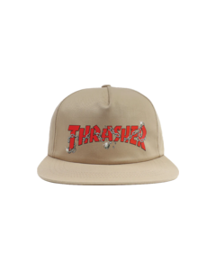 THRASHER DANIEL SHEPARD CHAINS HAT ADJ-KHAKI