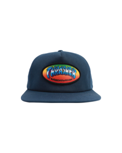 THRASHER SPANKY LONG NINETY-FIVE HAT ADJ-NAVY