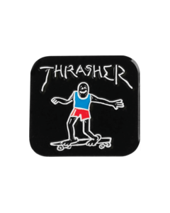 THRASHER GONZ LAPEL PIN BLACK