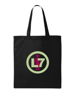 GIRL L7 LOGO TOTE BAG BLACK