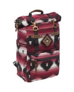 REVELRY DRIFTER ROLLTOP BACKPACK 23L MAROON PATTRN