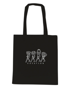 SOUR BODIES TOTE BAG BLACK