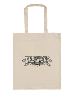 THRASHER ANTI-HERO TOTE BAG TOTE BAG NATURAL