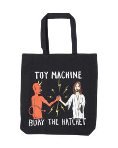 TM BURY THE HATCHET TOTE BAG BLACK