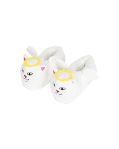 RIP N DIP LORD ANGEL PLUSH SLIPPERS S/M 4-8 WHT