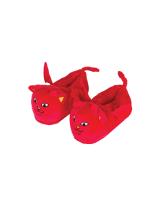 RIP N DIP LORD DEVIL PLUSH SLIPPERS S/M 4-8 RED