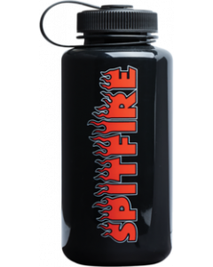 SF DEMONSEED SCRIPT WATER BOTTLE OPAQUE BLACK