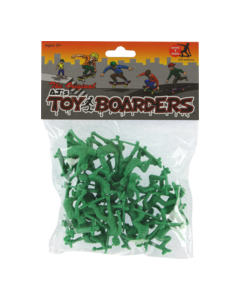 TOY BOARDERS SKATE SERIES I FIGURES GREEN 24pc