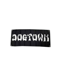 DT BAR LOGO FLAG 46X15" BLACK/WHITE