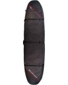 O&E DOUBLE COFFIN LONGBOARD COVER 10'6" BK/RD/GRY